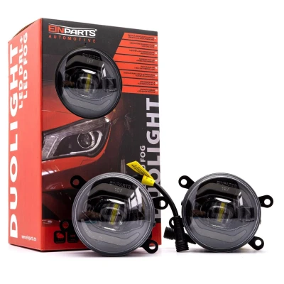 Abbildung von EINPARTS DUOLIGHT DL38 Nebelscheinwerfer transparent vorne mit Kabelsatz FORD: FOCUS 2 Schrägheck, 3 Turnier,