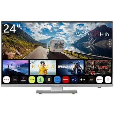 Abbildung von Reflexion LDDX24IBT LED Fernseher (60,00 cm/24 Zoll, Full HD, Smart TV, powerd by webOS Hub (LG), DC IN 12 Volt / 24 Volt, Netzteil 230 integrierter DVD Player)