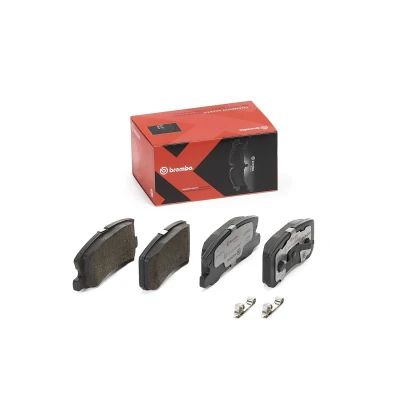 Abbildung von BREMBO P 54 031X Bremsbelagsatz mit akustischer Verschleißwarnung ohne Zubehör MITSUBISHI: ASX SUV, Outlander 3, 2 JEEP: Compass