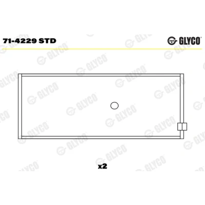 Abbildung von Big End Lager GLYCO 71 4229 STD