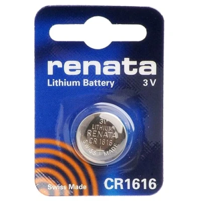 Abbildung von RENATA Lithium Knopfzelle CR1616 Blisterverpackung