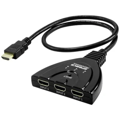 Abbildung von SpeaKa Professional SP HDSW 200 3 Port HDMI Switch Ultra HD fähig 7680 x 4320 Pixel