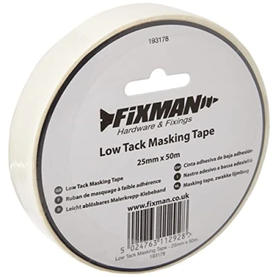 Abbildung von FIXMAN 187851 Leicht ablösbares Malerkrepp Klebeband 38 mm x 50 m