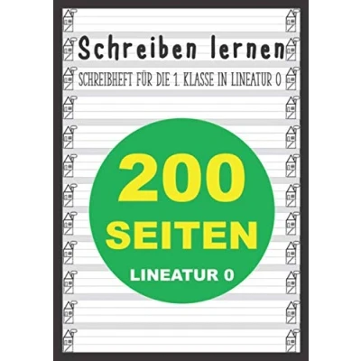 Abbildung von Schreiben lernen Schreibheft für die 1. Klasse in Lineatur 0