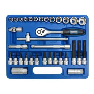 Abbildung von SW Stahl 06520L Werkzeugset 34 6, 7, 8, 9, 10, 11, 12, 13, 15, 17, 19, 22, 24, T15, T20, T25, T27, T30, T40 10 (3/8&quot;)
