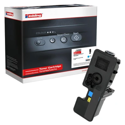Abbildung von edding Toner EDD 5060 cyan kompatibel zu KYOCERA TK 5240C