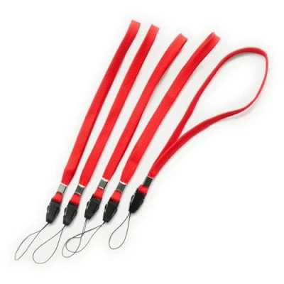 Abbildung von trage.band® Handgelenk Trageband/Handschlaufe mit Klickverschluss (5 St. rot)