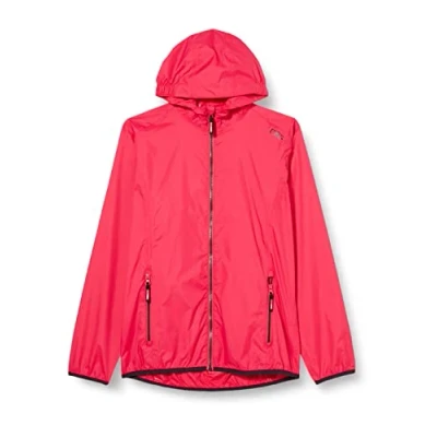 Abbildung von CMP Mädchen Kinder regenjacke Mit Fester Kapuze KID G JACKET RAIN FIX HOOD, Erdbeere, 140 EU