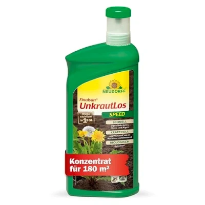 Abbildung von Neudorff Unkrautbekämpfungsmittel Finalsan UnkrautLos Speed 1 Liter, ohne Glyphosat! gegen Unkraut, Moos und Algen, Schnell wirkender Unkrautvernichter, Wirkt in Stunde