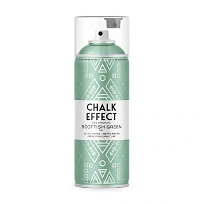 Abbildung von CL COSMOS LAC Kreidefarbe Spray Chalk Effect hochwertige chalky Kreidesprühfarbe Farbspray Paint Farbe (Scotish Green)