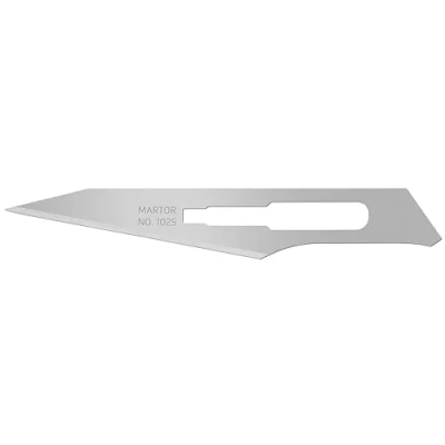 Abbildung von MARTOR 10 x SKALPELLKLINGE, Ersatzklingen Grafikmesser, Bastelmesser, 9 mm, Scharf, 1 fach Nutzbar, NR. 1025