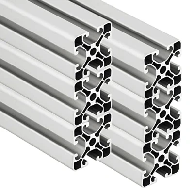 Abbildung von SCHMIDT systemprofile Profil 6x 2000mm Aluminium 40x40mm Nut 8 eloxiert