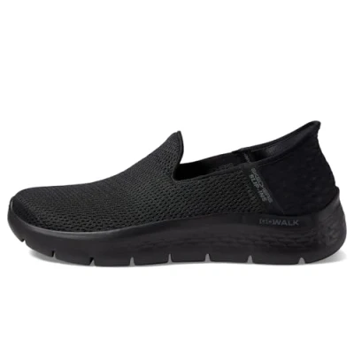 Abbildung von Skechers Hands Free Slip ins Go Walk Damenschuhe mit Flex Technologie, Schwarz, 40 EU Weit
