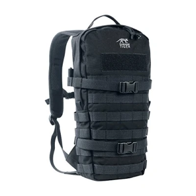 Abbildung von Tasmanian Tiger TT Essential Pack MKII Molle System 9L Wander Rucksack Daypack Outdoor Rucksack, Schwarz