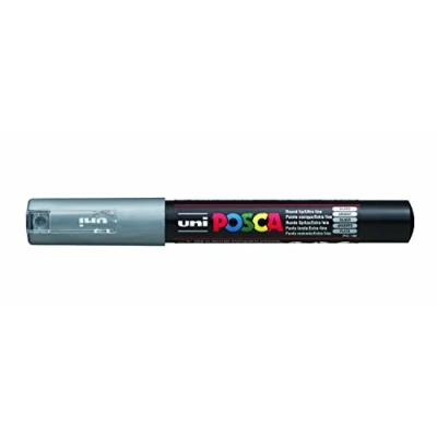 Abbildung von Uni Ball Fasermaler Posca PC 1MC 0,7 silber