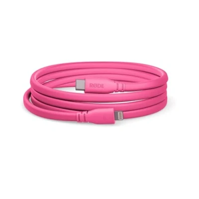 Abbildung von RØDE SC19 USB C auf Lightning Kabel (1,5m, Pink)