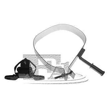 Abbildung von FA1 239 906 Halter, Schalldämpfer Metall PEUGEOT: 208 I Schrägheck, 207 SW, CITROËN: DS3 C3 II