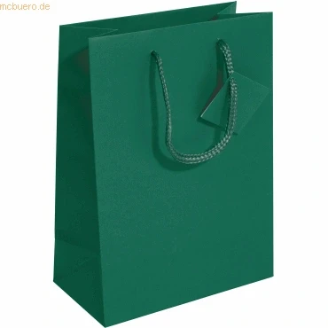 Abbildung von 5 x Sigel Geschenktasche Small opalgrün 170x230x90mm