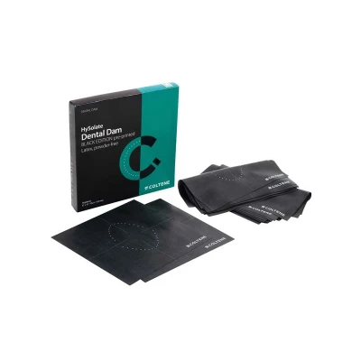 Abbildung von HySolate Latex Dental Dam dunkel gedruckt extra stark 152x152mm, 36er 36 Kofferdam