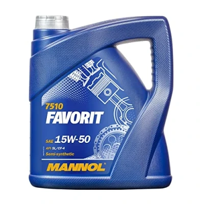 Abbildung von Mannol Favorit 15W 50 4l Motoröl MN7510 4 VOLKSWAGEN: Corrado, TRANSPORTER 5 Kastenwagen, 3 Bus, AUDI: A3 Schrägheck, A4 B7 Avant