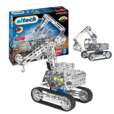 Abbildung von eitech 3D Puzzle Metallbaukasten Bagger, Puzzleteile