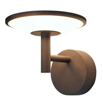 Abbildung von Lucande LED Außenwandleuchte Fenia, anthrazit, 21 cm, Alu