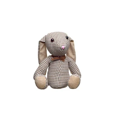 Abbildung von Heitmann Deco Türstopper Hase Tier Fensterstopper aus Stoff Deko Wohnzimmer braun ca. 19 x 25 cm