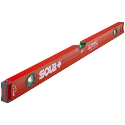 Abbildung von SOLA BIGX3 80 Wasserwage cm patentierte FOCUS Libelle mit schockabsorbierenden Endkappen