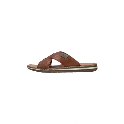 Abbildung von Rieker Pantolette flach, Herren, Größe: 45, Marron Schuhe