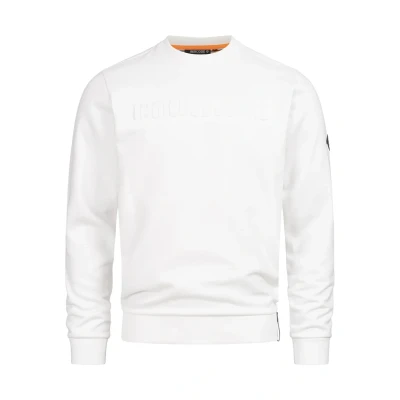Abbildung von Indicode Jeans Inavant Sweatshirt, Herren, Größe: Small, Offwhite