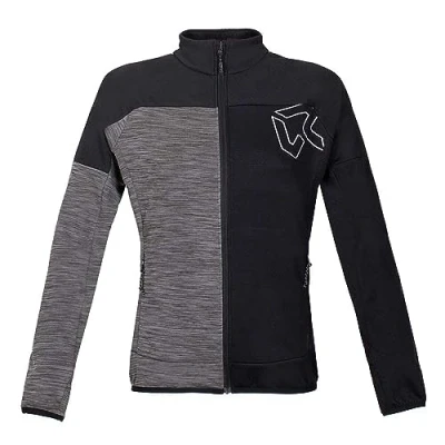 Abbildung von Rock Experience REWC02331 KOBRA MOCK NECK FZ Sweatshirt Women&#039;s 0208(CAVIAR)+O014(GREY Melange) M