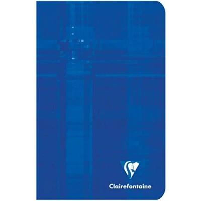 Abbildung von Clairefontaine 3606C Packung mit 10 Heften 11 x 17 cm, liniert, 90 g, 48 Blatt, farbig sortiert, 1 Pack