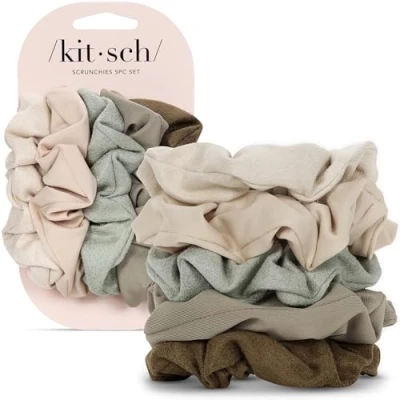 Abbildung von Kitsch Haargummis, 5 teiliges Set, Eukalyptus