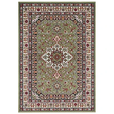 Abbildung von Nouristan Mirkan Orient Teppich Wohnzimmerteppich Orientalisch Kurzflor Vintage Orientalischer für Esszimmer, Wohnzimmer, Schlafzimmer Grün, 160x230cm