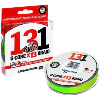 Abbildung von Sufix 131 Braid Chartreux 0.165mm/9.1kg Geflochtene Schnur (150m)