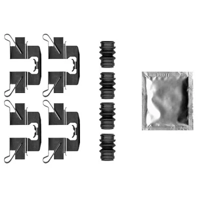 Abbildung von HELLA 8DZ 355 206 921 Zubehörsatz, Scheibenbremsbelag MAZDA: CX 3, 5 I