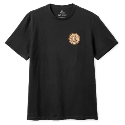 Abbildung von Brixton Herren Rival Ii Standard Manica Corta T Shirt, Schwarz/Orange, Medium