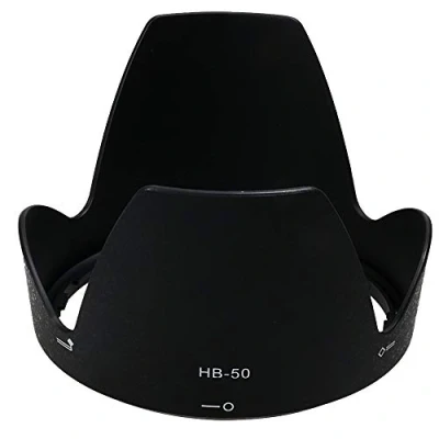 Abbildung von CELLONIC® Gegenlichtblende kompatibel mit Nikon AF S NIKKOR 28 300 mm 1:3,5 5,6G ED VR Bajonett HB 50 Objektiv Sonnenblende Kamera Streulichtblende Lens Hood