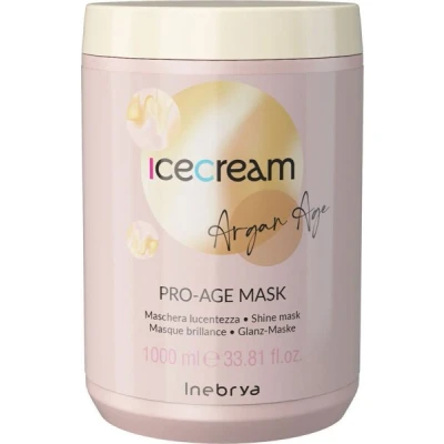 Abbildung von Inebrya Ice Cream Argan Age Pro Mask Maschera Lucentezza 1000 ml