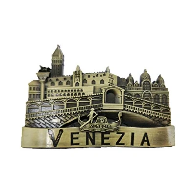 Abbildung von 3D Venedig Italien Kühlschrankmagnet Souvenir Metal Collection, Geschenk Magnetic Sticker Home Küche Dekoration