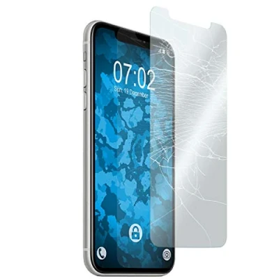 Abbildung von PhoneNatic 2er Pack Glas Folie klar kompatibel mit Apple iPhone 11 / XR Schutzglas für