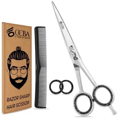 Abbildung von Friseurschere OCBA Professionelles 6&#039; Haarschneideschere &amp; Haarschere Perfektes Design für Friseure Salons Männer und Frauen