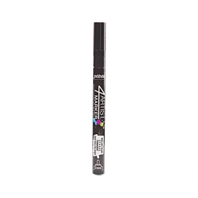 Abbildung von Pebeo 4 Künstler Marker, Metall, schwarz, 0,1 x 1,32 cm