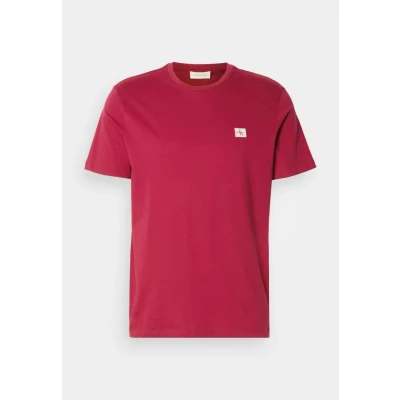 Abbildung von Calvin Klein Jeans Herren SS Badge 30S Jersey Classic Tee LV04RC272G Tees, Rot (Beet Red), XL, XL