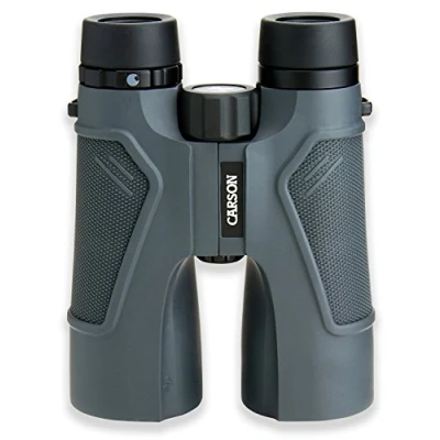 Abbildung von Carson Full Size Fernglas, 10x50mm, wasserdicht und beschlagfrei, HD Optik (TD 050)