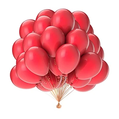 Abbildung von Luftballons Rot 50 Stück,10 Zoll/25cm Ballons,Luftballons Geburtstag,Luftballons Weihnachten,Latexballons für Hochzeit Deko, Geburtstag Deko,Party Dekoratione