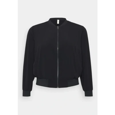 Abbildung von ONLY Carmakoma Carlux LIFE Bomberjacke, Damen, Größe: 44, Black