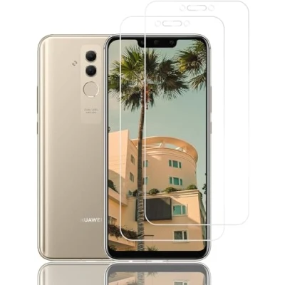 Abbildung von Cracksin Panzerfolie kompatibel mit Huawei Mate 20 Lite [2 Stück] Displayschutzfolie,Schutzfolie [kein Glas] 9H Glas 100% Fingerabdrucksensor Nano