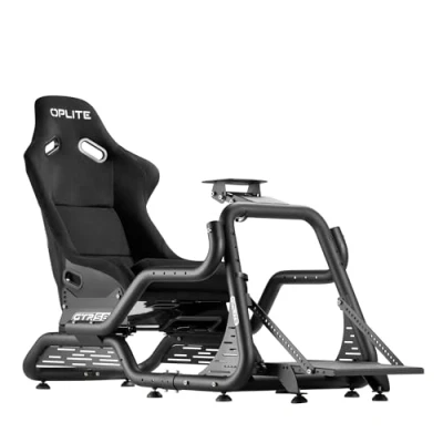 Abbildung von OPLITE GTR S8 Infinity Force Cockpit für Simracing und Flightsim Racing Simulation mit Verstärkung