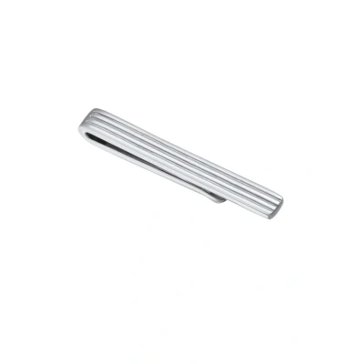 Abbildung von Kuzzoi Krawattennadel Rillen Design 925 Silber Manschettenknopf, Herren, Größe: One Size,